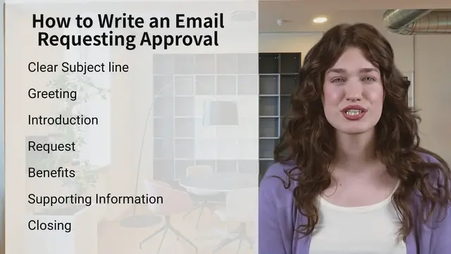 'Video thumbnail for How to Write an Email Requesting Approval'