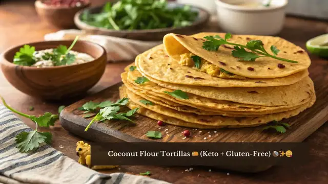 'Video thumbnail for Easy Coconut Flour Tortillas – Low-Carb & Gluten-Free!'