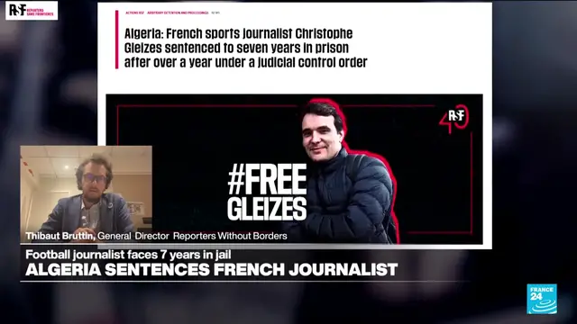 'Video thumbnail for Algeria sentences French sports journalist to seven years in jail'