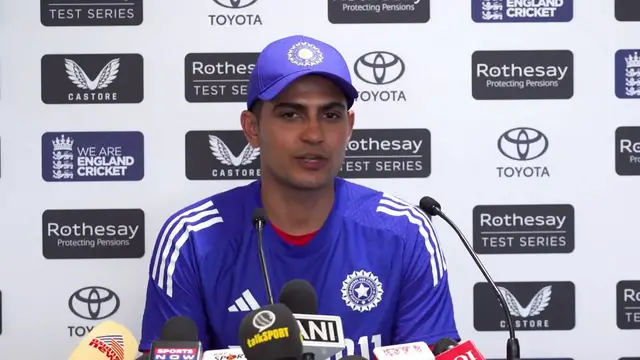 'Video thumbnail for India Test captain Gill: 'This is the best team to come to England and win the series here''