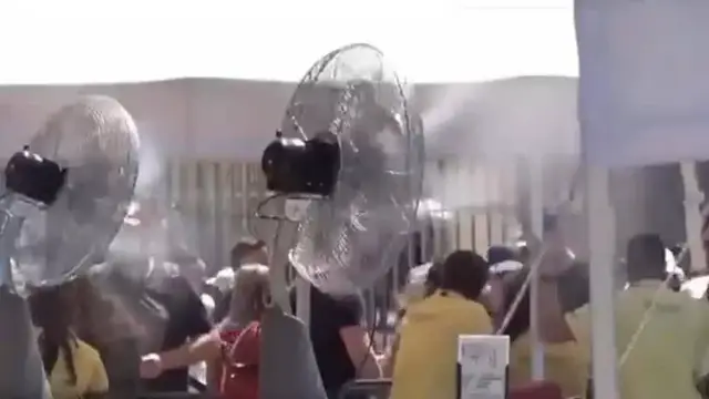 'Video thumbnail for Southern Europe broils as heatwave sends temperatures above 40°C'
