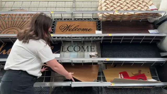 'Video thumbnail for Grab a Walmart door mat for this BRILLIANT porch idea!'