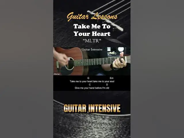 'Video thumbnail for Take Me To Your Heart - Michael Learns to Rock | EASY Guitar Tutorial - Chords #chordgitar'