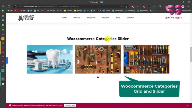 'Video thumbnail for Woocommerce Categories Slider in Elementor for FREE'