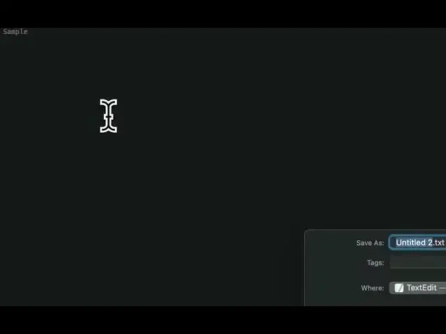 'Video thumbnail for How to create a text file on Mac'