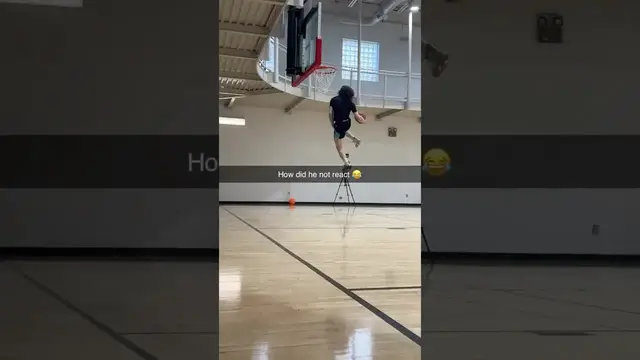 'Video thumbnail for Amazing Basketball Trick Shot! Unbelievable Reaction'