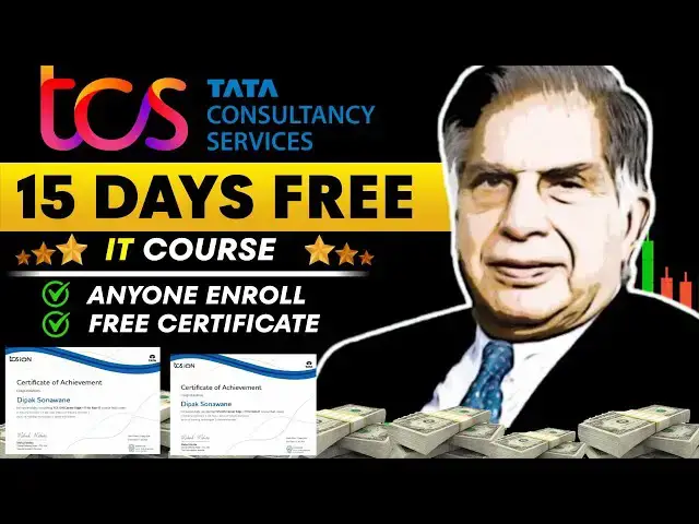 'Video thumbnail for TCS Offering 15 Days Free information Technology Certification: Online IT Course for Non-IT Students'