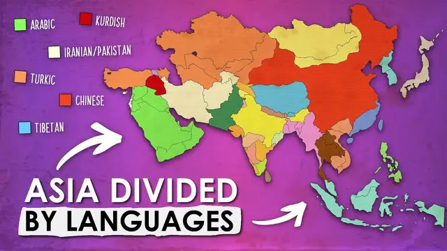 'Video thumbnail for What If Asian Countries Were Divided By Language?'