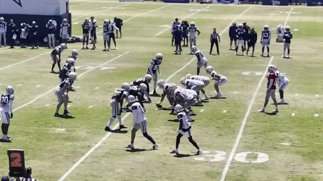 'Video thumbnail for #Cowboys Training Camp Day 10 - 11 vs 11 Tape'
