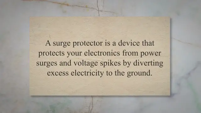 'Video thumbnail for The Complete Guide to Surge Protectors: Safeguarding Your Electronics from Power Surges'