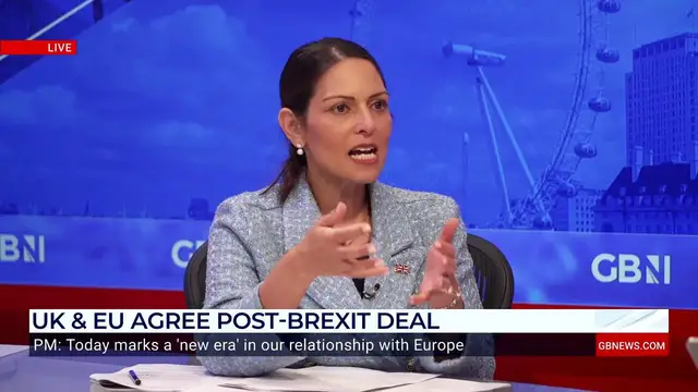 'Video thumbnail for Keir Starmer's 'insincere grandstanding' amid EU deal blasted by Priti Patel'