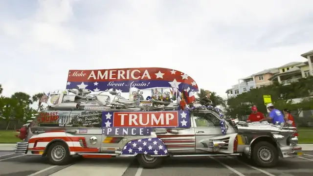 'Video thumbnail for Super-Fans Builds A Trump Mobile'