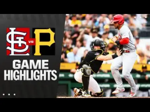 'Video thumbnail for St. Louis Cardinals at Pittsburgh Pirates Full-Game Highlights! | 07/01/2025'