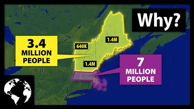 'Video thumbnail for Why More Americans Live In Massachusetts Than Vermont, New Hampshire And Maine Combined'