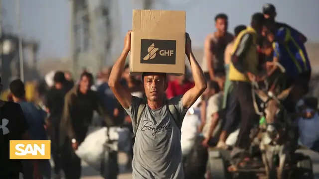 'Video thumbnail for How a US nonprofit ended up at the center of Gaza's aid controversy'