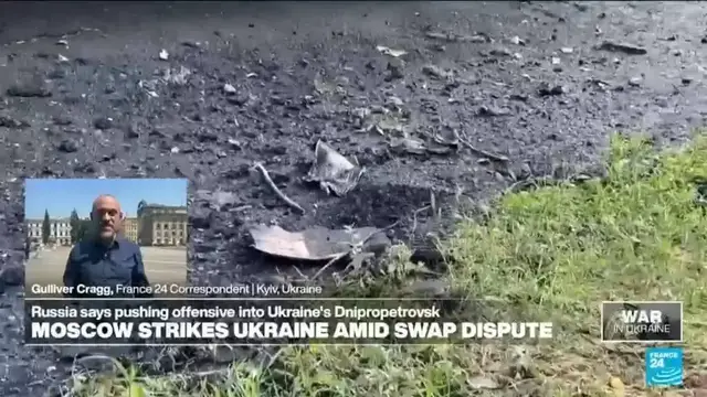 'Video thumbnail for Russia says pushing offensive into Ukraine's Dnipropetrovsk'