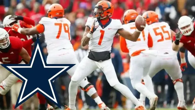 'Video thumbnail for law nation sports: aj bush jr. cowboys workout! dual-threat qb film study'