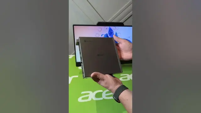 'Video thumbnail for First Look! Acer "Add-In-One" Monitor and Chromebox at CES 2023'