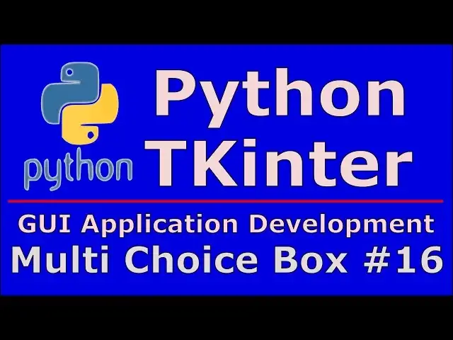 'Video thumbnail for 16 Python Tkinter Multi Choice Box'