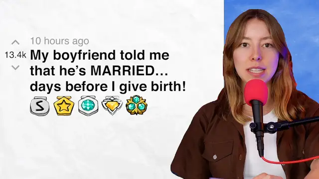 'Video thumbnail for My boyfriend told me that he’s MARRIED… days before I give birth! - r/BestofRedditorUpdates | Reddit Stories'