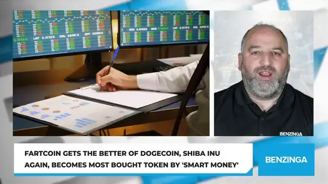 'Video thumbnail for Fartcoin Gets The Better Of Dogecoin, Shiba Inu Again, Becomes Most Bought Token By 'Smart Money''