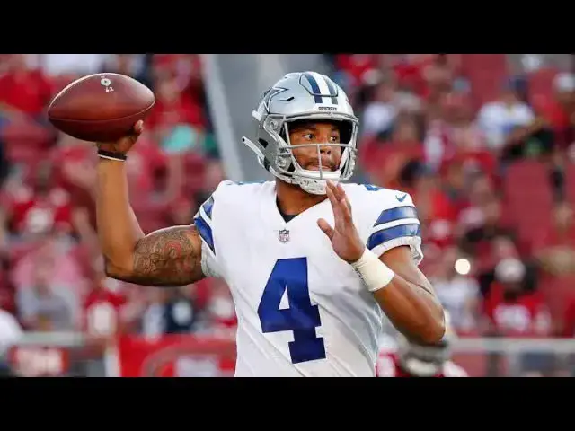 'Video thumbnail for law nation sports: dak prescott vs. carson wentz: nfl quarterback comparison & cowboys analysis'