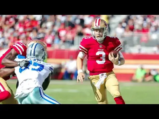 'Video thumbnail for law nation sports: dallas cowboys vs 49ers 2018 game review: dak prescott and ezekiel elliott analysis'