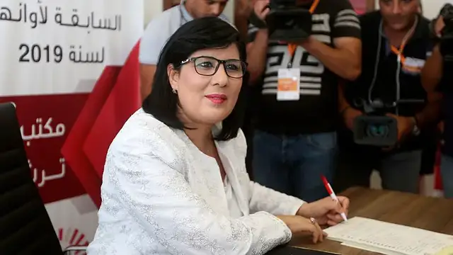 'Video thumbnail for Tunisian opposition politician Abir Moussi sentenced to two years in prison'