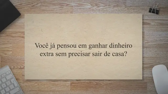 'Video thumbnail for Ganhe dinheiro com o aplicativo Paidwork'