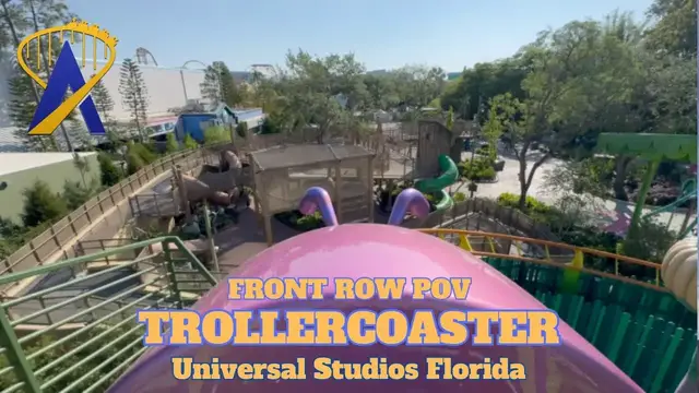 'Video thumbnail for Trollercoaster Front Row POV from Dreamworks Land at Universal Studios Florida'