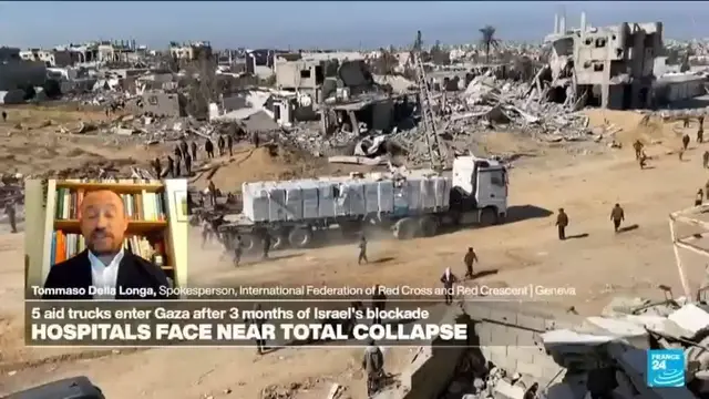 'Video thumbnail for End to hostilities and humanitarian operations at scale only way to solve Gaza crisis, NGO says'