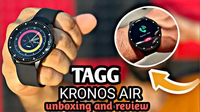 'Video thumbnail for TAGG KRONOS Air smartwatch unboxing and review Best smartwatch'