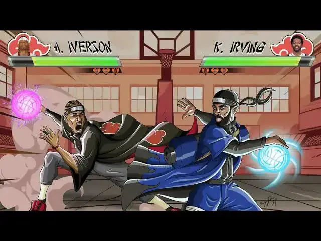 'Video thumbnail for heatcheck: allen iverson vs kyrie irving: crossover battle'