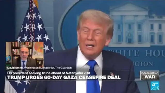 'Video thumbnail for US President seeking truce ahead of Netanyahu visit'
