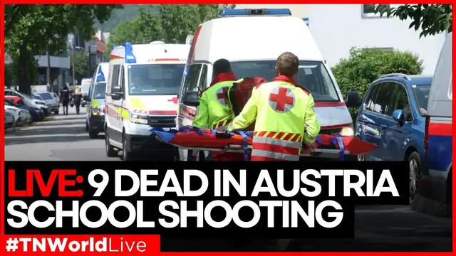 'Video thumbnail for BREAKING News LIVE: Austrian Officials Brief on Deadly Graz School Shooting | Times Now World LIVE'