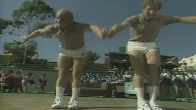 'Video thumbnail for Bob Uecker introduces the Fabulous Footbaggers for Ep 19 of The Wacky World of Sports'
