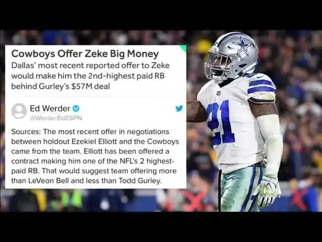 'Video thumbnail for law nation sports: ezekiel elliott contract negotiations: nfl's highest paid running back?'