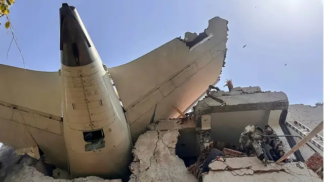 'Video thumbnail for Air India flight crashes in Ahmedabad with more than 240 people on board'