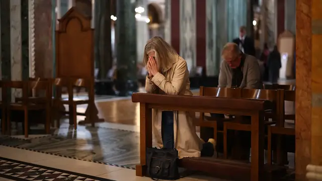 'Video thumbnail for Church bells ring for Pope Francis'