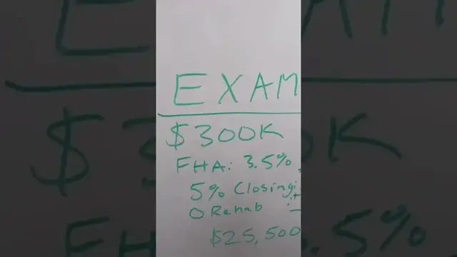 'Video thumbnail for How Much Money Do You Need To Buy A Rental Property'