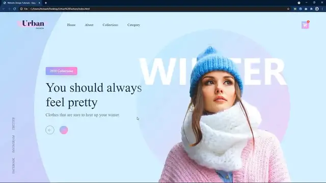 'Video thumbnail for How To Make Animated Website Design Using HTML And CSS'