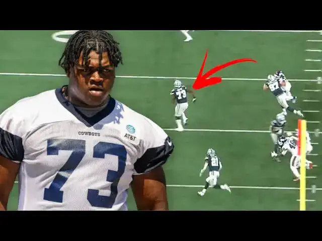 'Video thumbnail for #Cowboys Tyler Smith’s athleticism and Zeke Goes 12 yards untouched'