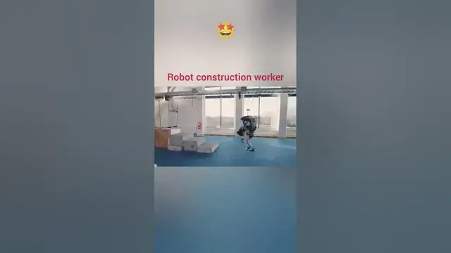 'Video thumbnail for #robots are incredible. construction worker robot helping the Carpenter #chatgpt'