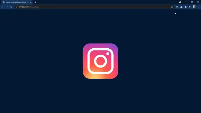 'Video thumbnail for How To Make A Logo With HTML And CSS _ Instagram Logo Design Using CSS'