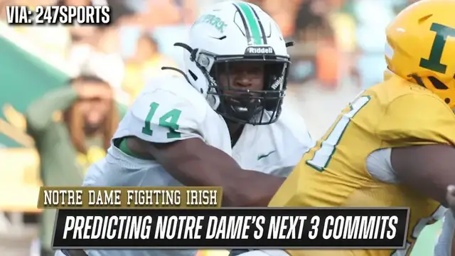 'Video thumbnail for These are the next three recruits that will commit to Notre Dame!!!'