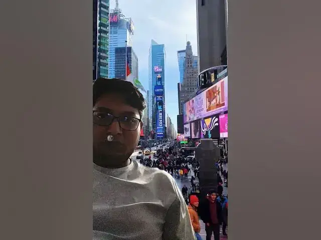 'Video thumbnail for manhattan travel snow newyorksquare winter lowermanhattan travelvlog manhattanview vlog'