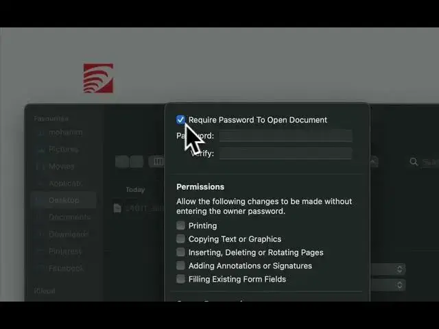 'Video thumbnail for How to set password to pdf file on Mac'