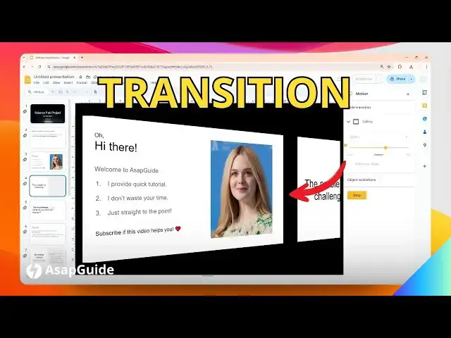 'Video thumbnail for How to Set a Transition for a Slide in Google Slides'
