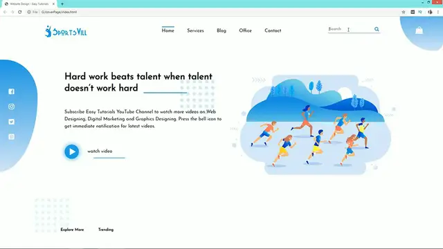 'Video thumbnail for How To Make A Website Using HTML And CSS Step By Step _ Latest Website Design'