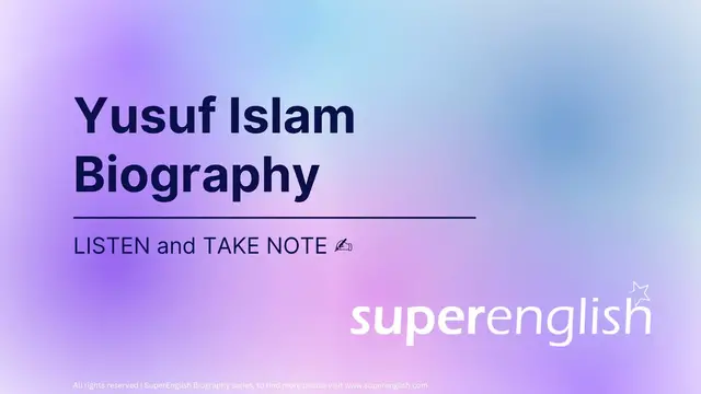 'Video thumbnail for Yusuf Islam / Cat Stevens Biography'